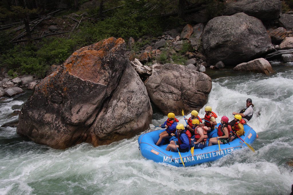 rafting in the gallatin river